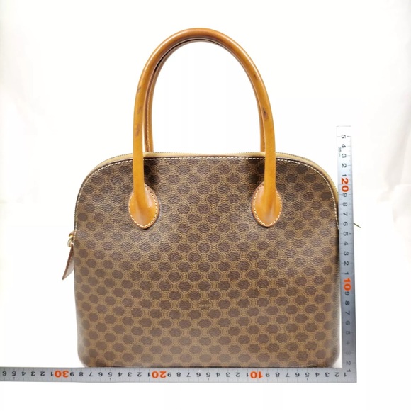 Authentic Celine Vintage Handbag Alma Monogram PVC Preowned - Picture 2 of 14